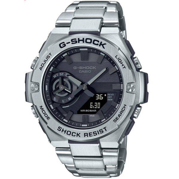 GST-B500D-1A1 | Đồng Hồ Casio | G-Shock | Nam | Dây Kim Loại | Lõi Carbon | Pin Năng Lượng | Kết Nối Điện Thoại