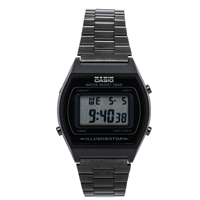 Đồng hồ Casio Điện tử B640WB-1ADF Màu đen - Dây kim loại