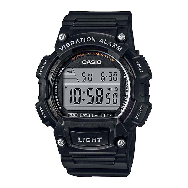 Đồng hồ Casio W-736H-1AVDF Dây đeo bằng nhựa