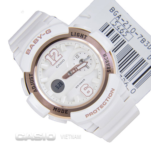 Đồng hồ Casio Baby-G BGA-210-7B3DR Chính hãng Chống nước 100 mét