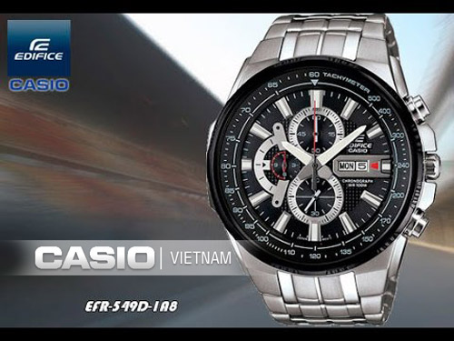 Đồng hồ Casio Edifice EFR-549D-1A8VUDF Kiểu dáng sang trọng