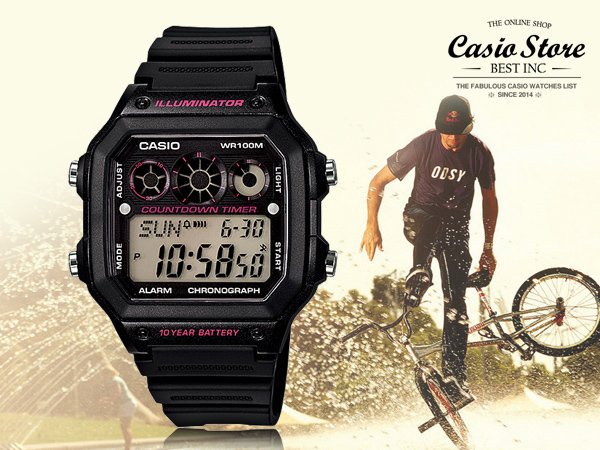 Đồng hồ Casio AE-1300WH-1A2VDF