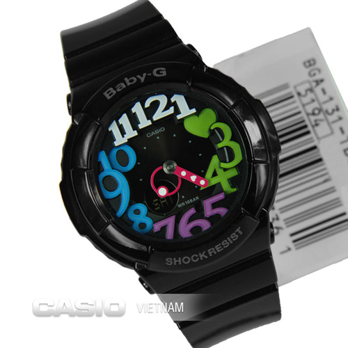 Đồng hồ Casio Baby-G BGA-131-1B2DR Chính hãng Chống nước 100 mét