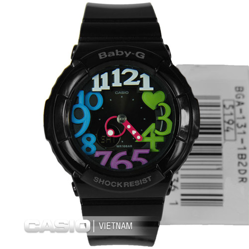 Đồng hồ Casio Baby-G Mặt số cách điệu với màu sắc ấn tượng