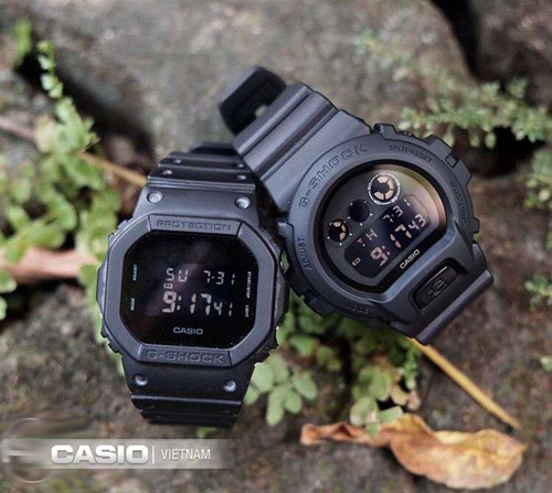 Đồng hồ Casio G-Shock DW-6900BB-1DR mạnh mẽ bụi bặm