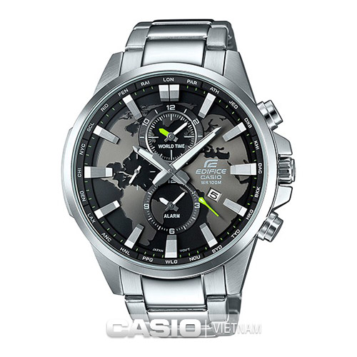 Đồng hồ Casio Edifice EFR-303D-1AVUDF Chính hãng Mặt hiển thị bản đồ thế giới