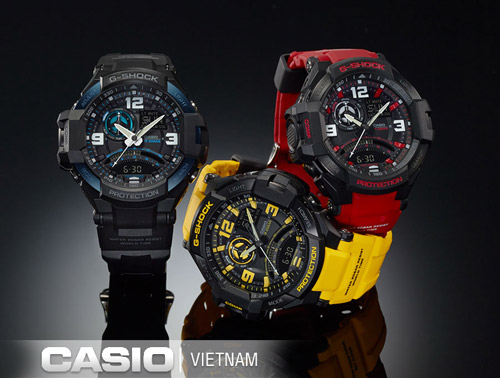 Đồng hồ Casio G-Shock GA-1000-2BDR Màu sắc và thiết kế đa dạng 