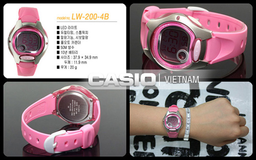 Đồng hồ Casio LW-200-4BVDF
