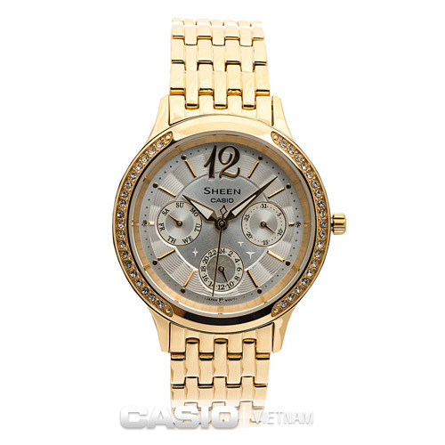 Đồng hồ Casio Sheen SHE-3030GD-7AUDR Gold Sang trọng