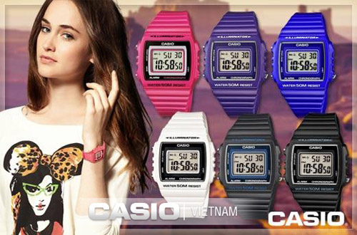 Đồng hồ Casio W-215H-8AVDF Chính hãng 