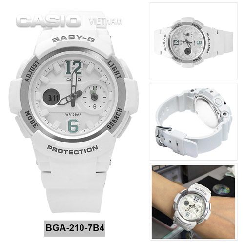Đồng hồ Casio Baby-G BGA-210-7B4DR Cao cấp Cho đôi bàn tay thêm xinh