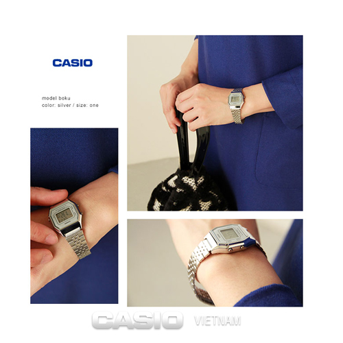 Thiết kế Đồng hồ Casio LA680WA-7DF năng động tinh tế