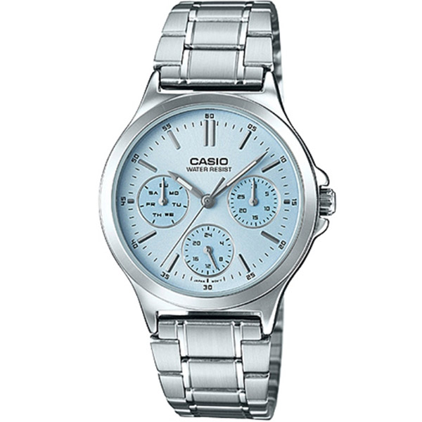 Đồng hồ nữ Casio LTP-V300D-2AUDF Mặt xanh Cá tính