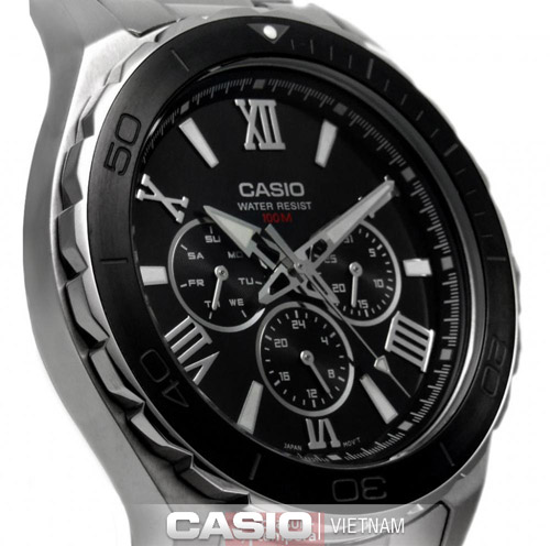 Đồng hồ Casio MTD-1075D-1A1VDF Chống nước 100 mét