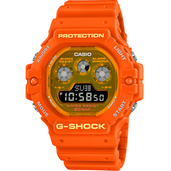 DW-5900TS-4 | Đồng Hồ Casio | G-Shock | Nam | Dây Nhựa | Màu Mặt Đặc Biệt | Chống Nước WR20BAR