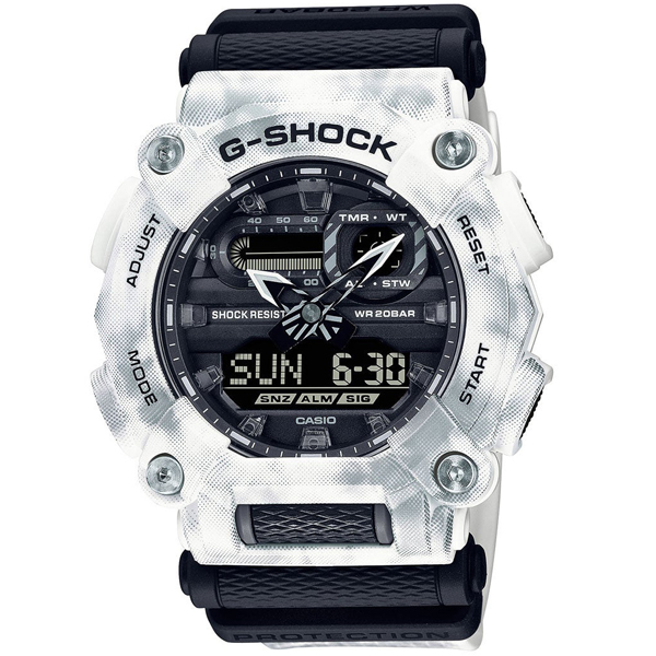 GA-900GC-7ADR | Đồng Hồ Casio | G-Shock | Nam | Dây Nhựa | WR20BAR | Pin 7 Năm