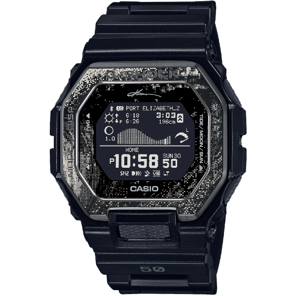 GBX-100KI-1DR | Đồng Hồ Casio | G-Shock | G-Lide | Mặt Vuông Viền Kim Loại | Kết Nối Điện Thoại | Phiên Bản Giới Hạn