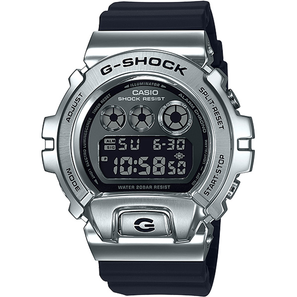 Đồng Hồ Casio G Shock GM-6900-1 - Nam - Dây Nhựa Màu Đen - Đèn Nền EL 