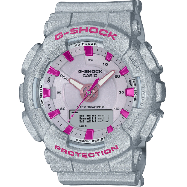 GMA-S130NP-8ADR | Đồng Hồ Casio | G-Shock | Dây Nhựa | Kim - Số | Chống Nước WR200M