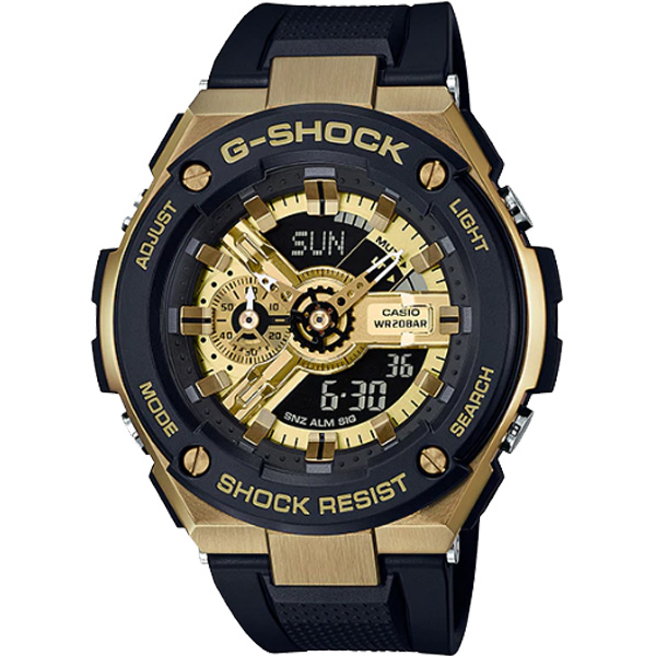 Đồng Hồ Casio G Shock GST-400G-1A9DR | Nam | G-Steel | Dây Nhựa | Chống Nước 200M