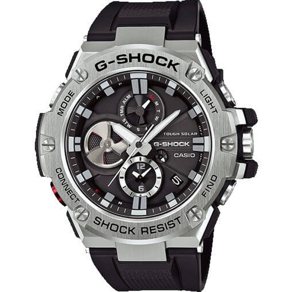 Đồng Hồ Casio G Shock GST-B100-1ASDR | Nam | Dây Nhựa | Kết Nối Điện Thoại Thông Minh
