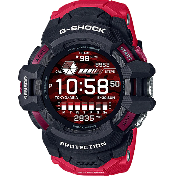 GSW-H1000-1A4 | Đồng Hồ Casio | G-Shock | Thông Minh | Kết Nối Điện Thoại | GPS | Đo Nhịp Tim