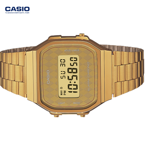 đồng hồ casio A168WG-9B điện tử cổ điển