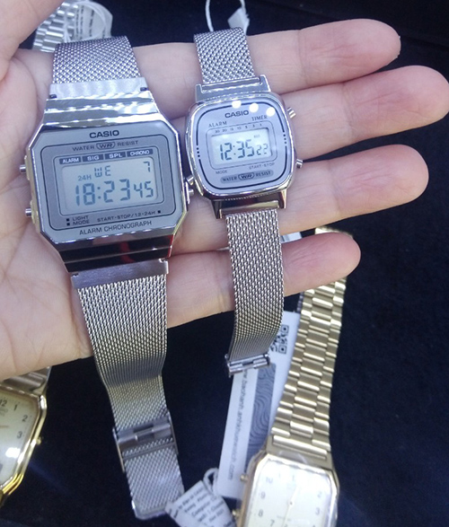 Đồng hồ đôi Casio A700WM-7ADF & LA670WEM-7DF