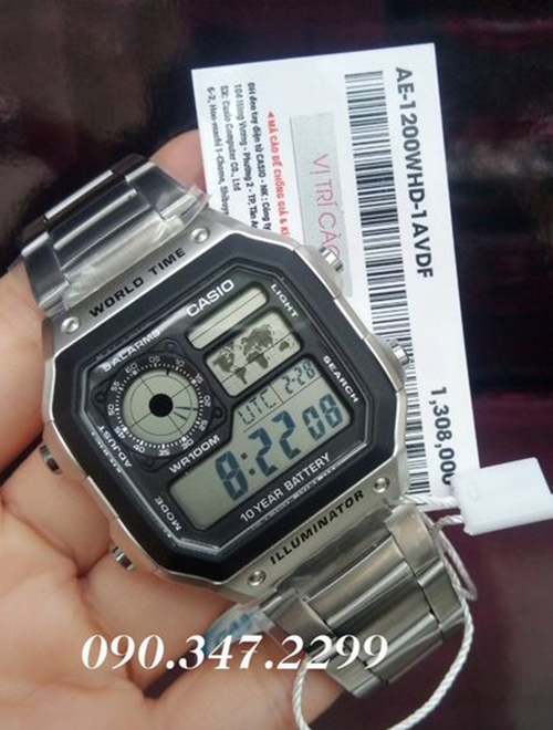 Đồng hồ Casio Standard AE-1200WHD-1AVDF