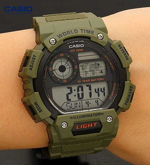 đồng hồ casio nam AE-1400WH-3AV