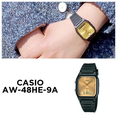 Chi tiết Đồng hồ Casio AW-48HE-9A Mạnh mẽ và nam tính