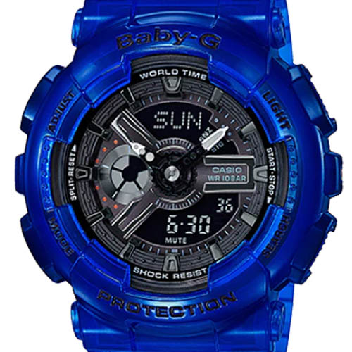 Mẫu đồng hồ Baby G BA-110CR-2ADR màu xanh