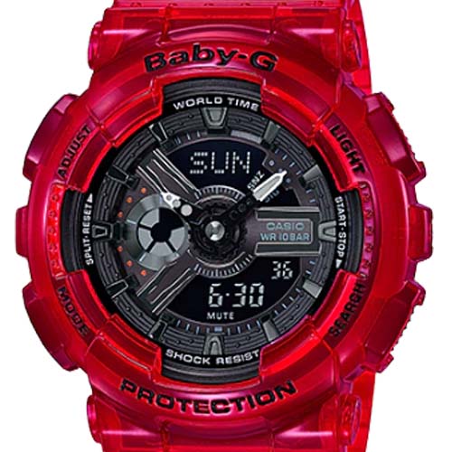 Mẫu đồng hồ Baby G BA-110CR-4ADR màu đỏ