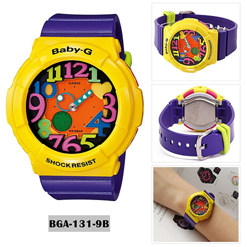Chi tiết đồng hồ nữ Casio BGA-131-9B
