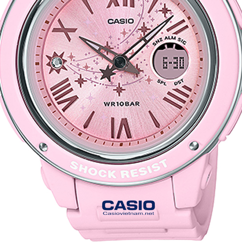 Dây đeo đồng hồ Casio nữ BGA-150ST-4A