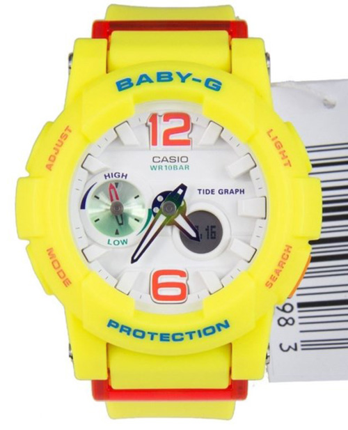 Đồng hồ nữ Baby G BGA-180-9BDR màu vàng