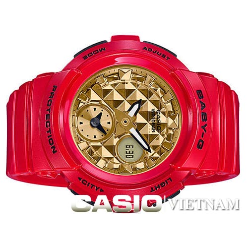 Đồng hồ Casio Baby-G BGA-195VLA-4A màu đỏ Cá tính Phong cách