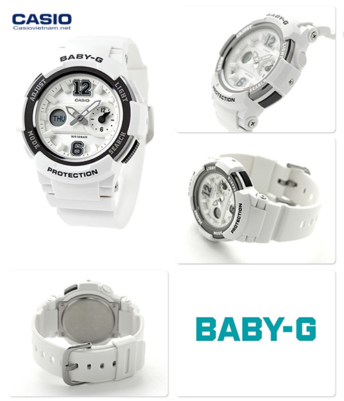 chi tiết đồng hồ casio Baby G BGA-210-7B1DR