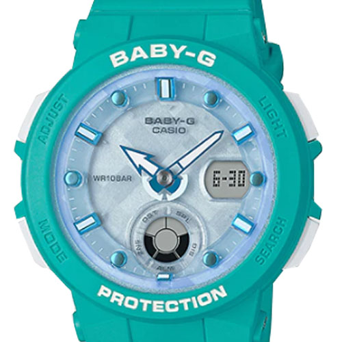Đồng hồ Casio Baby-G BGA-250-2A Dây nhựa màu xanh