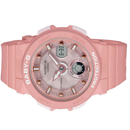 Đồng hồ Casio Baby-G BGA-250-4A dây nhựa màu hồng