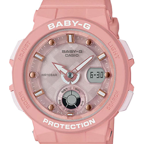 Đồng hồ Casio Baby-G BGA-250-4A Dây nhựa màu hồng