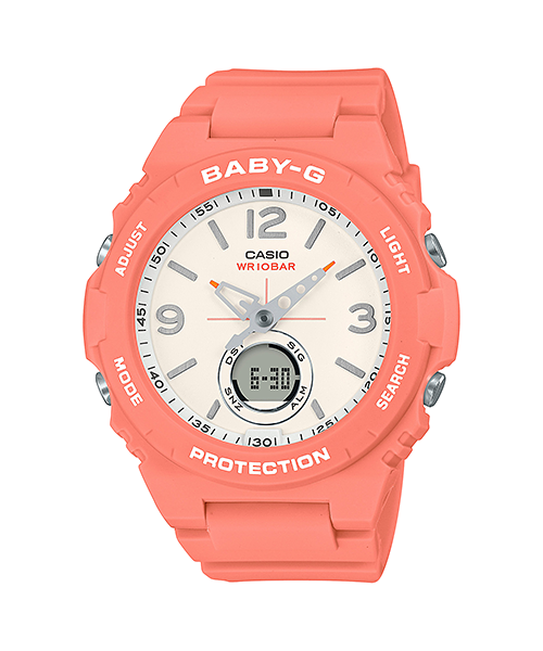 Đồng hồ Casio Baby-G BGA-260-4ADR dây nhựa màu hồng cam