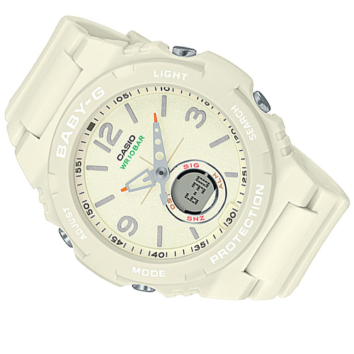Đồng hồ nữ Casio BGA-260-7ADR dây nhựa màu trắng