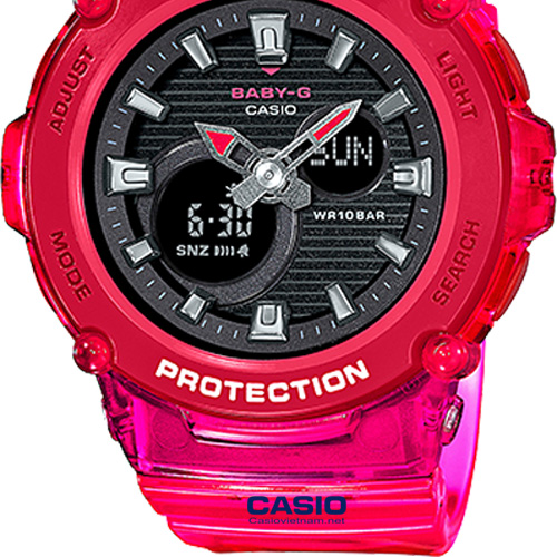 Đồng hồ Casio Baby G BGA-270S-4A dây nhựa màu đỏ
