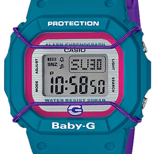 Chi tiết mặt đồng hồ nữ Baby G BGD-525F-6JR
