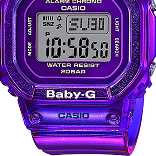 dây nhựa đồng hồ Casio Baby G BGD-560S-6DF