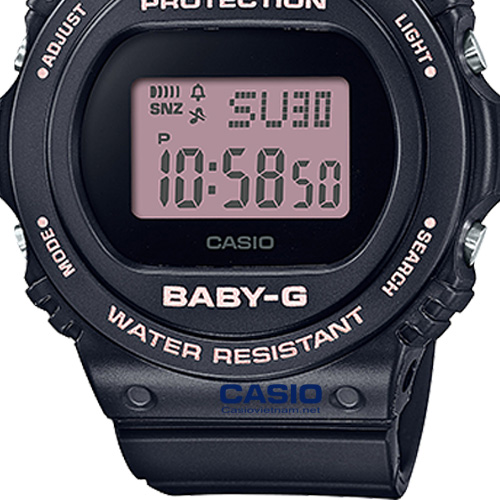 dây nhựa đồng hồ Casio Baby G BGD-570-1B