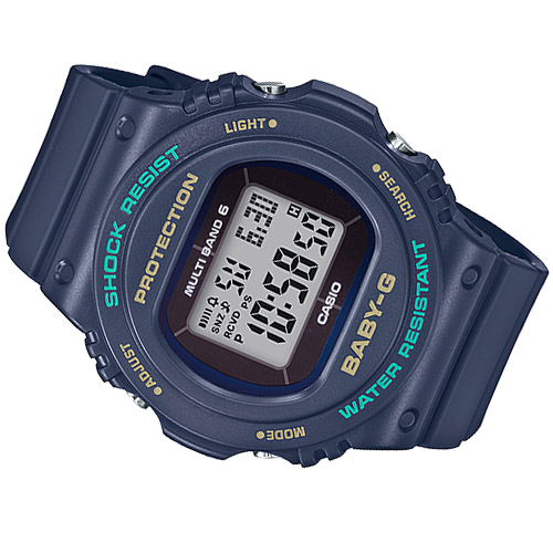 đồng hồ baby g BGD-5700-2DFdây nhựa cá tính
