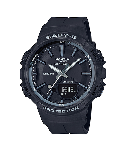 Đồng hồ nữ Baby G BGS-100SC-1ADR dây nhựa màu đen