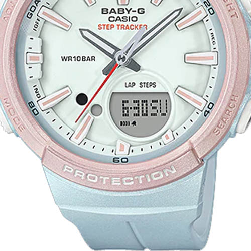 dây nhựa đồng hồ Casio Baby G BGS-100SC-2ADR
